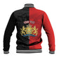 Personalized Kingdom of Haiti Baseball Jacket Sans-Souci Palace Flag Style - African Pride