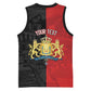 Personalized Kingdom of Haiti Basketball Jersey Sans-Souci Palace Flag Style - African Pride