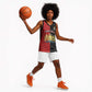 Personalized Kingdom of Haiti Basketball Jersey Sans-Souci Palace Flag Style - African Pride