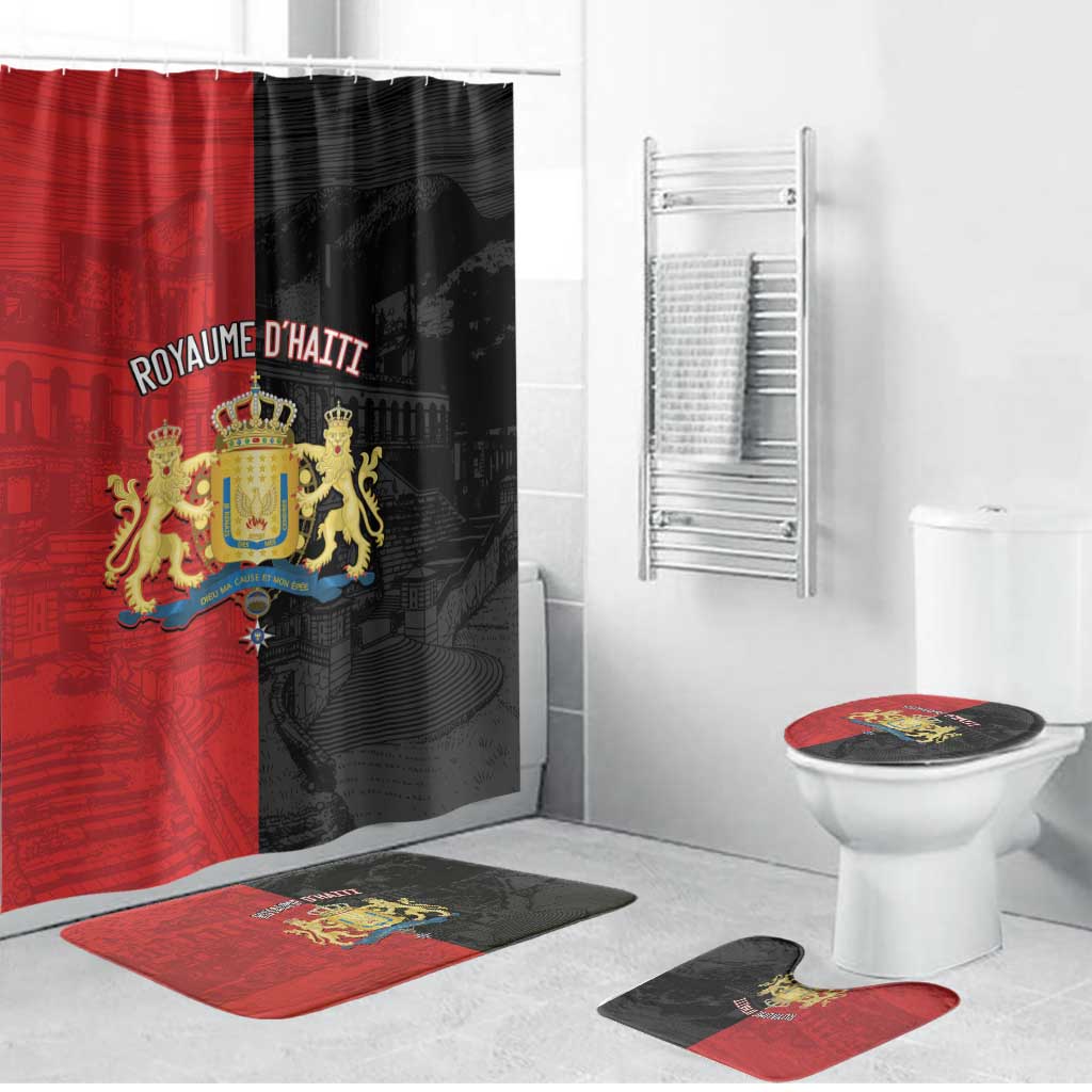 Kingdom of Haiti Bathroom Set Sans-Souci Palace Flag Style - African Pride