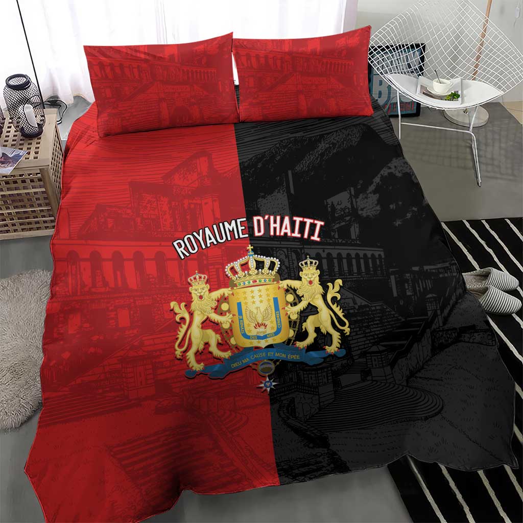Kingdom of Haiti Bedding Set Sans-Souci Palace Flag Style - African Pride