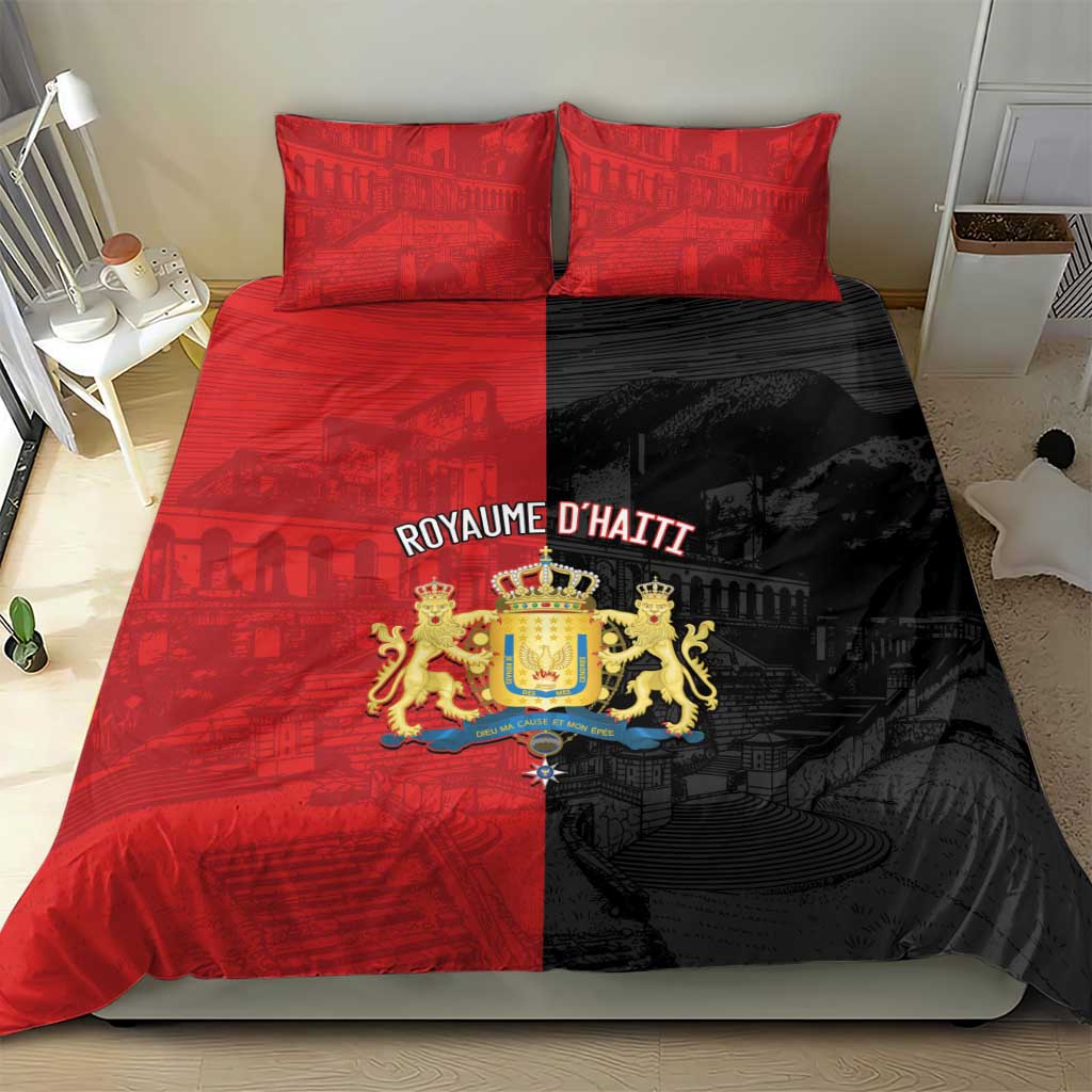 Kingdom of Haiti Bedding Set Sans-Souci Palace Flag Style - African Pride
