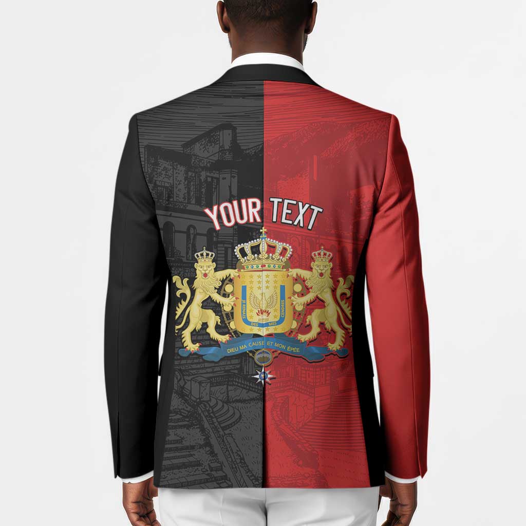 Personalized Kingdom of Haiti Blazer Sans-Souci Palace Flag Style - African Pride