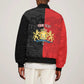 Personalized Kingdom of Haiti Bomber Jacket Sans-Souci Palace Flag Style - African Pride