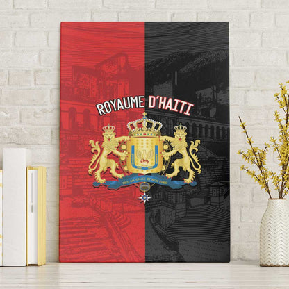 Kingdom of Haiti Canvas Wall Art Sans-Souci Palace Flag Style - African Pride
