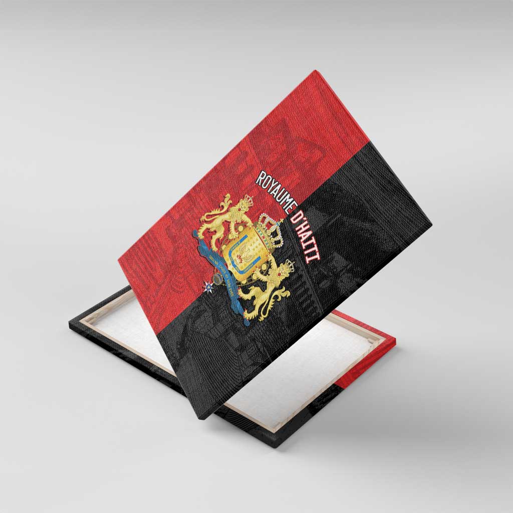 Kingdom of Haiti Canvas Wall Art Sans-Souci Palace Flag Style - African Pride