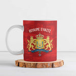 Personalized Kingdom of Haiti Ceramic Mug Sans-Souci Palace Flag Style - African Pride