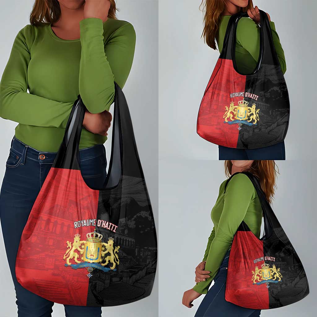 Kingdom of Haiti Grocery Bag Sans-Souci Palace Flag Style - African Pride
