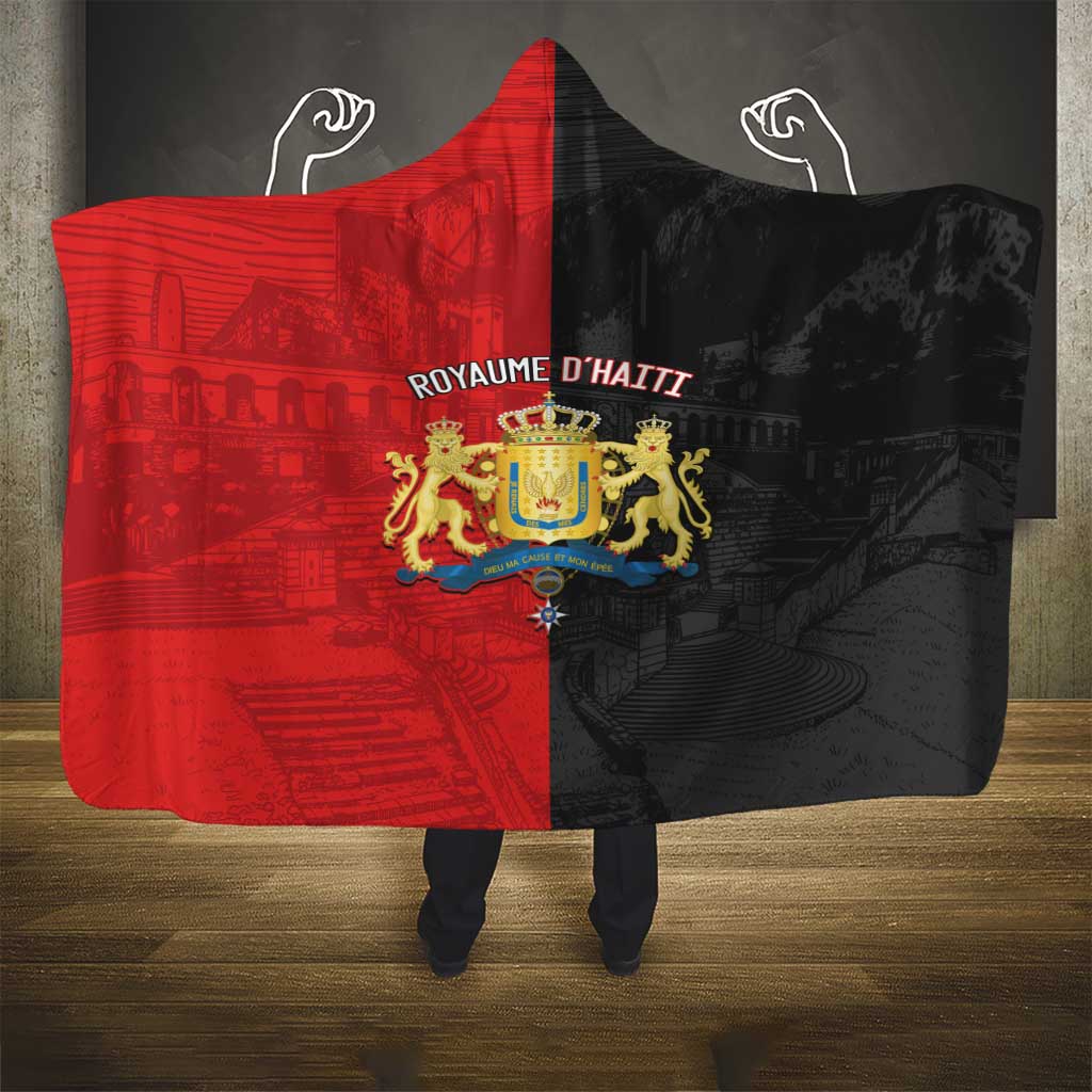 Kingdom of Haiti Hooded Blanket Sans-Souci Palace Flag Style - African Pride