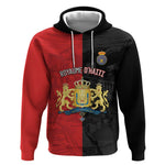 Personalized Kingdom of Haiti Hoodie Sans-Souci Palace Flag Style - African Pride