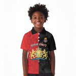 Personalized Kingdom of Haiti Kid Polo Shirt Sans-Souci Palace Flag Style LT14