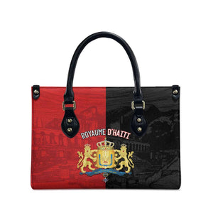 Kingdom of Haiti Leather Bag Sans-Souci Palace Flag Style - African Pride