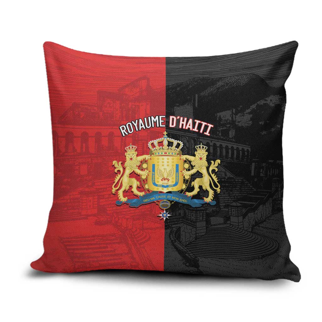 Kingdom of Haiti Pillow Cover Sans-Souci Palace Flag Style - African Pride