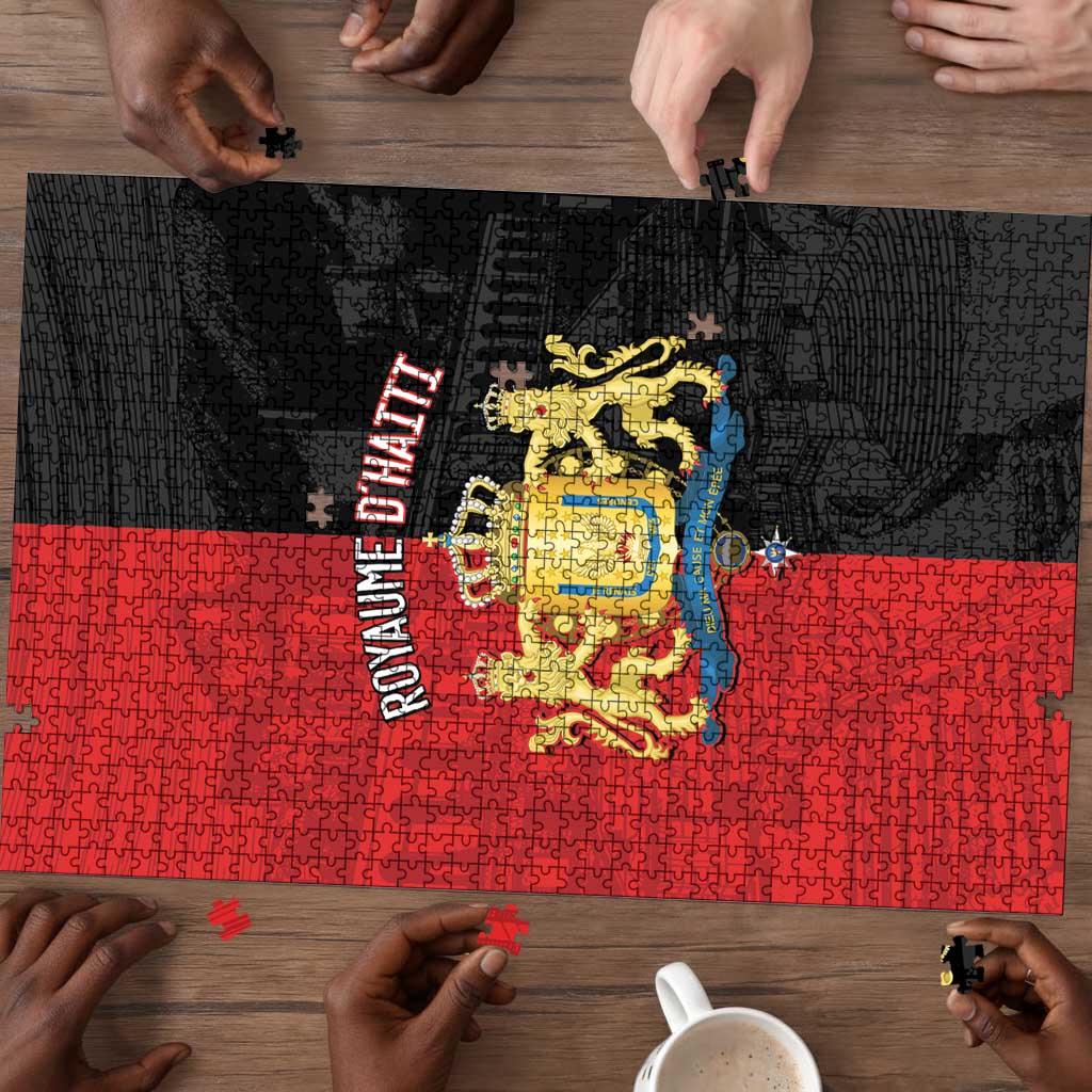 Kingdom of Haiti Puzzle Sans-Souci Palace Flag Style - African Pride