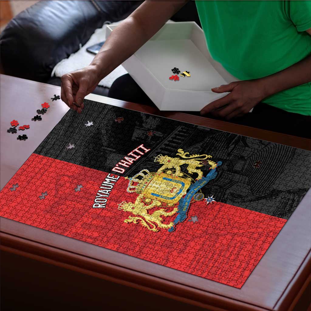 Kingdom of Haiti Puzzle Sans-Souci Palace Flag Style - African Pride