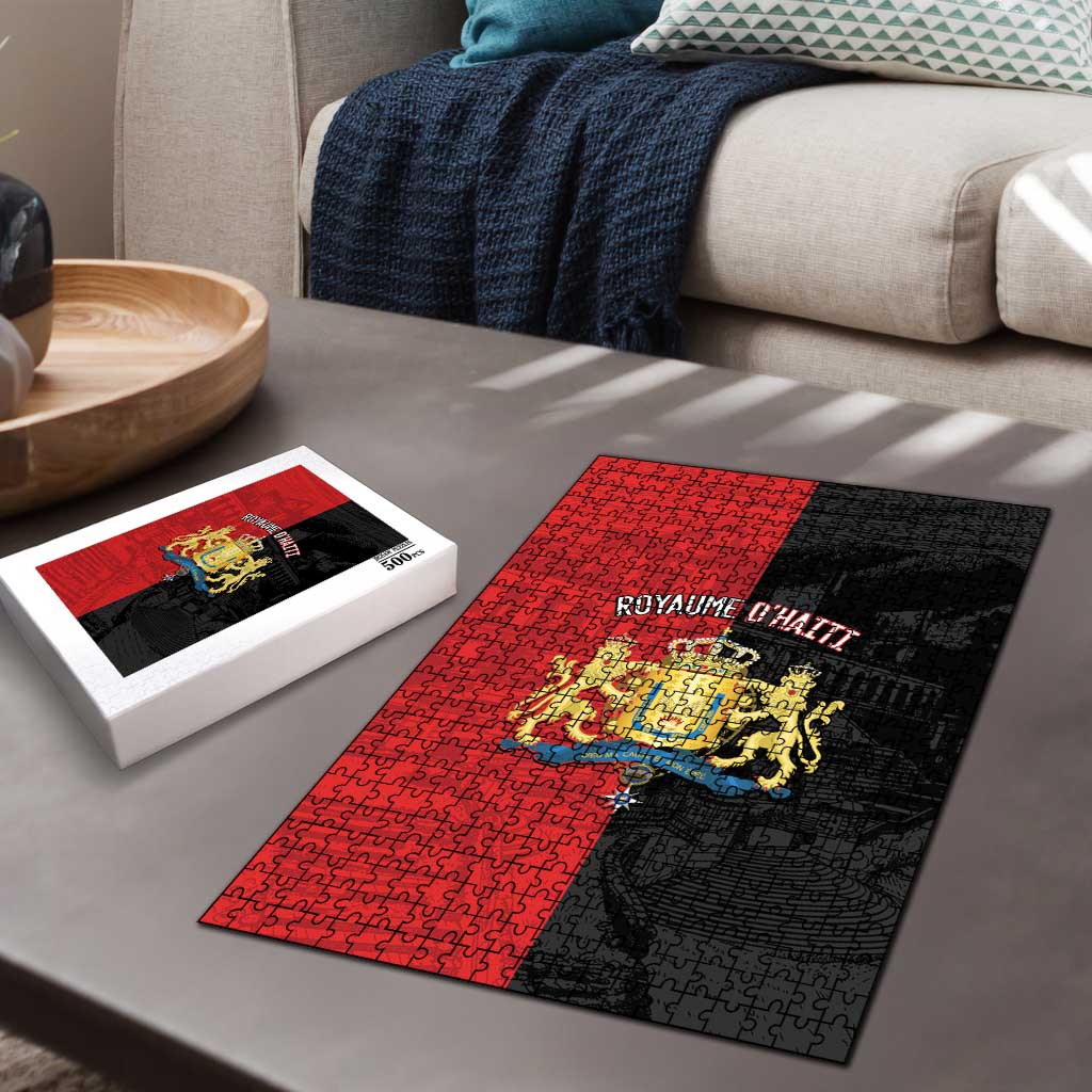 Kingdom of Haiti Puzzle Sans-Souci Palace Flag Style - African Pride