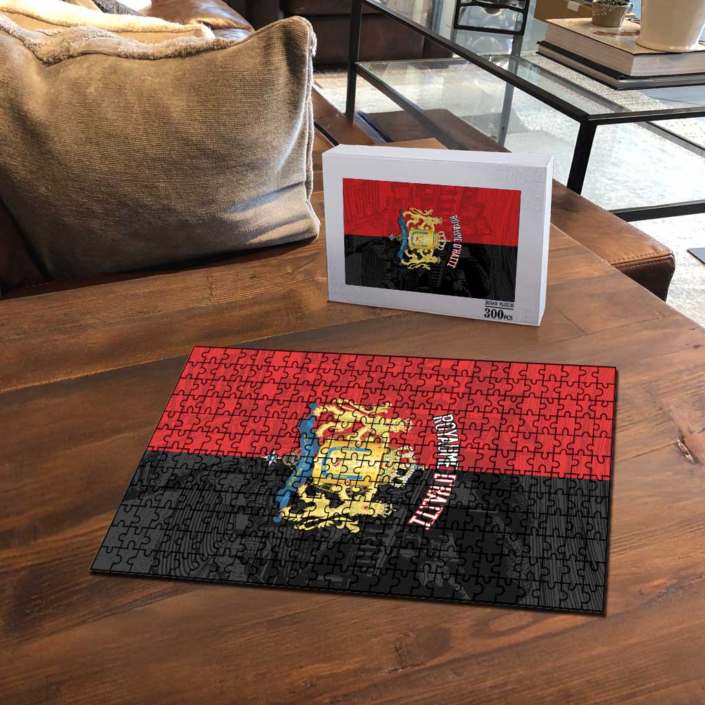 Kingdom of Haiti Puzzle Sans-Souci Palace Flag Style - African Pride