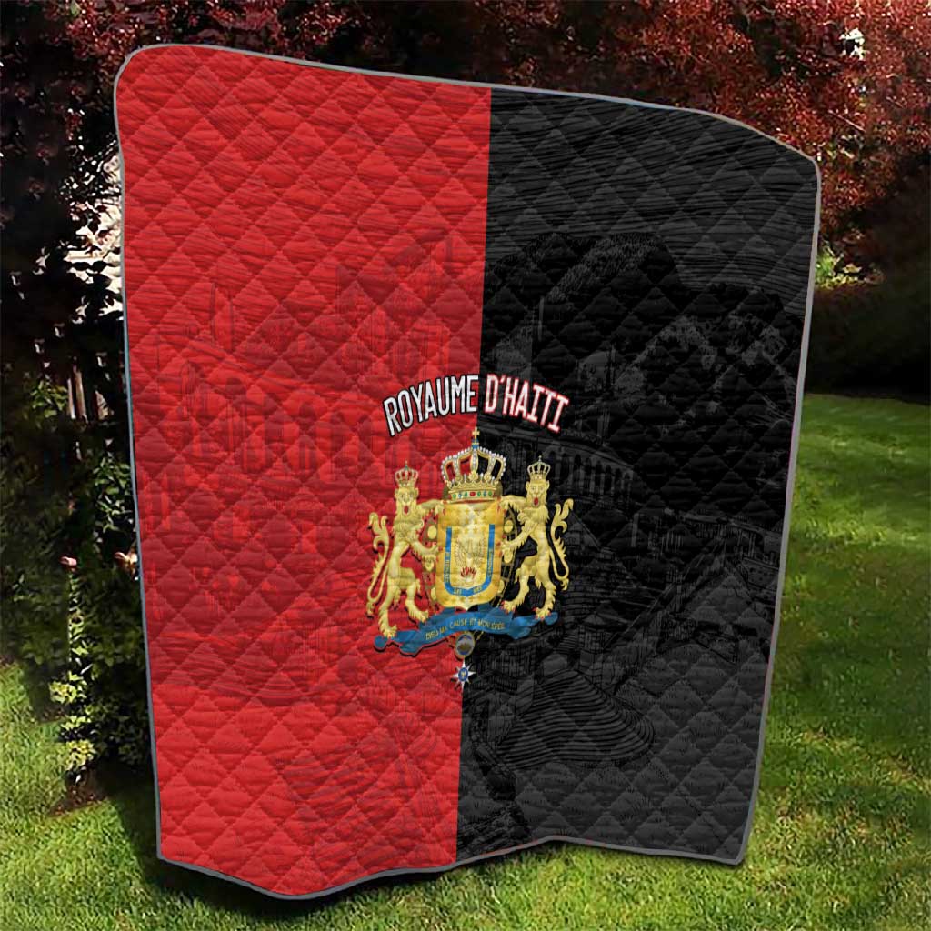 Kingdom of Haiti Quilt Sans-Souci Palace Flag Style - African Pride