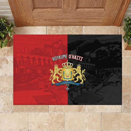 Kingdom of Haiti Rubber Doormat Sans-Souci Palace Flag Style - African Pride