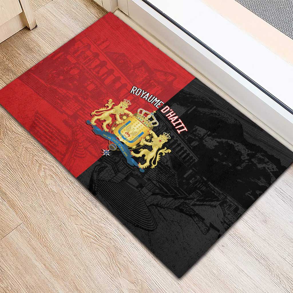Kingdom of Haiti Rubber Doormat Sans-Souci Palace Flag Style - African Pride
