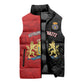 Personalized Kingdom of Haiti Sleeveless Puffer Jacket Sans-Souci Palace Flag Style - African Pride