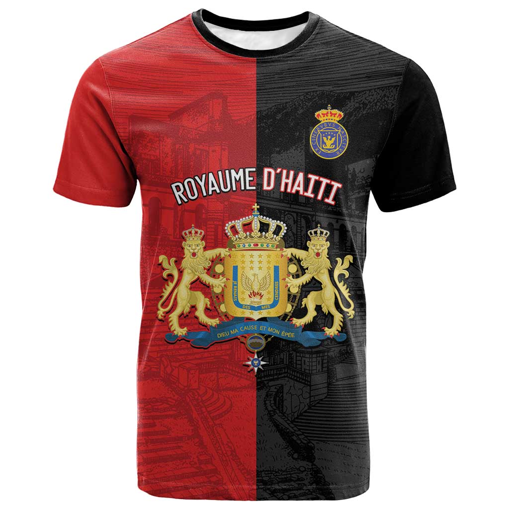 Personalized Kingdom of Haiti T shirt Sans-Souci Palace Flag Style LT14