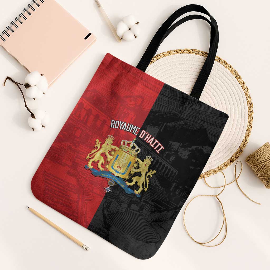 Kingdom of Haiti Tote Bag Sans-Souci Palace Flag Style - African Pride