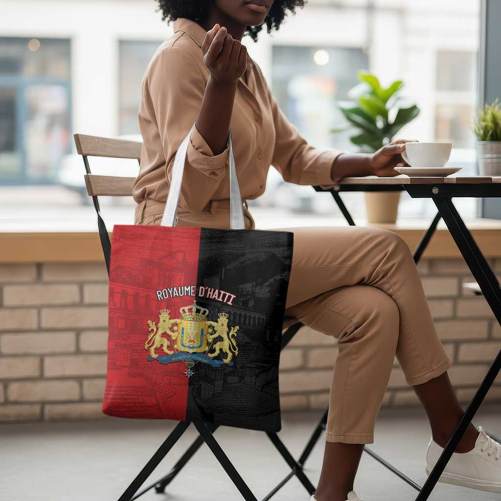 Kingdom of Haiti Tote Bag Sans-Souci Palace Flag Style - African Pride