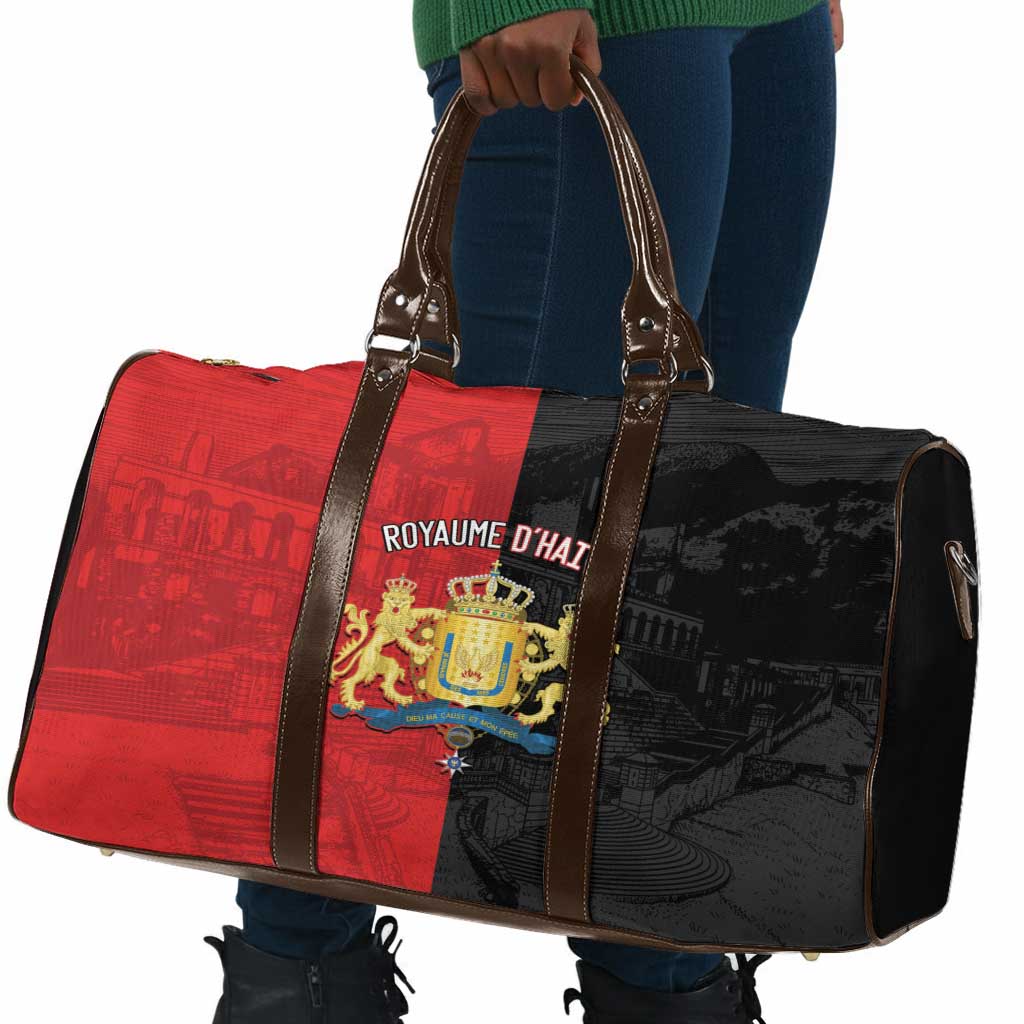 Kingdom of Haiti Travel Bag Sans-Souci Palace Flag Style - African Pride