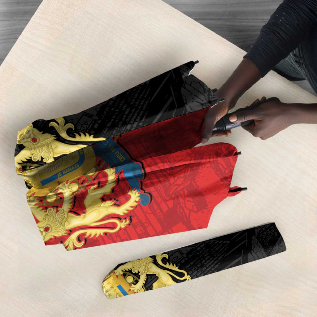 Kingdom of Haiti Umbrella Sans-Souci Palace Flag Style - African Pride