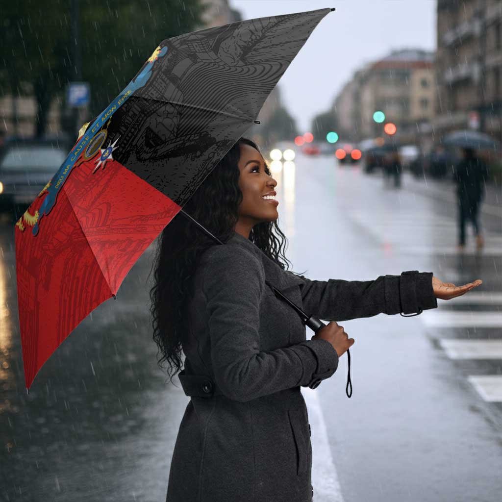 Kingdom of Haiti Umbrella Sans-Souci Palace Flag Style - African Pride