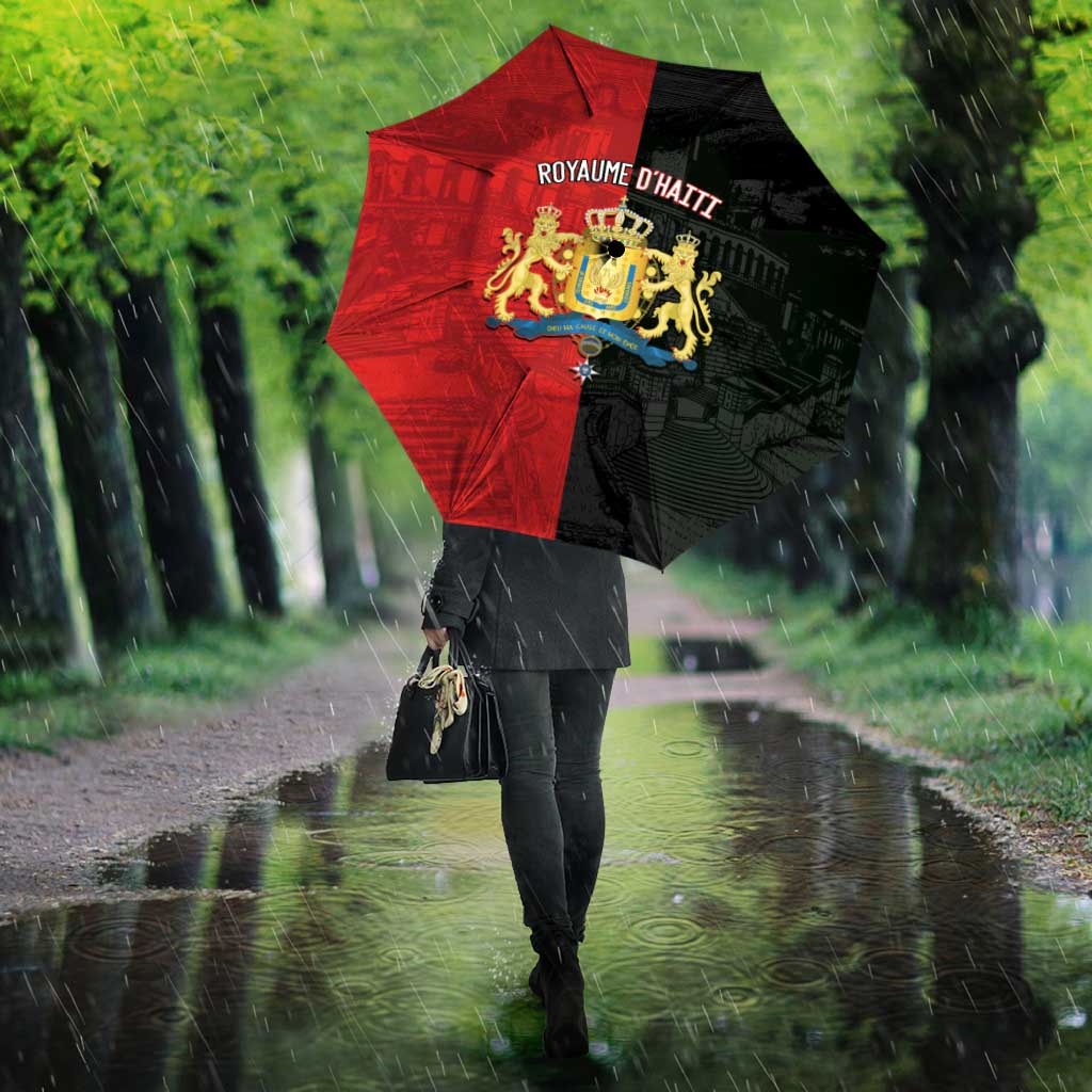 Kingdom of Haiti Umbrella Sans-Souci Palace Flag Style - African Pride