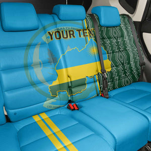 Personalised 1 July Independence Day Rwanda Back Car Seat Cover African Imigongo Happy 61st Anniversary