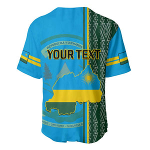 Personalised 1 July Independence Day Rwanda Baseball Jersey African Imigongo Happy 61st Anniversary