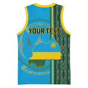 Personalised 1 July Independence Day Rwanda Basketball Jersey African Imigongo Happy 61st Anniversary LT14