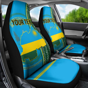 Personalised 1 July Independence Day Rwanda Car Seat Cover African Imigongo Happy 61st Anniversary