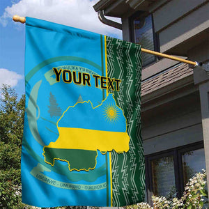 Personalised 1 July Independence Day Rwanda Garden Flag African Imigongo Happy 61st Anniversary