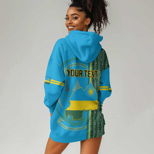 Personalised 1 July Independence Day Rwanda Hoodie Dress African Imigongo Happy 61st Anniversary