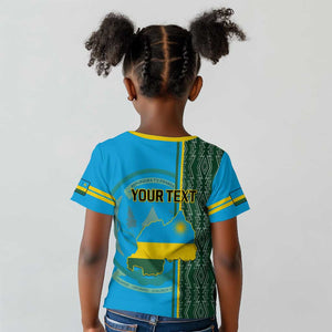 Personalised 1 July Independence Day Rwanda Kid T shirt African Imigongo Happy 61st Anniversary