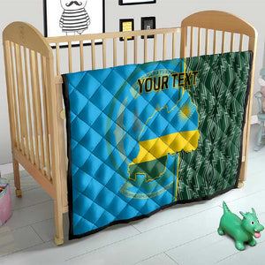 Personalised 1 July Independence Day Rwanda Quilt African Imigongo Happy 61st Anniversary