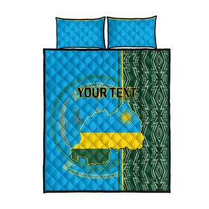 Personalised 1 July Independence Day Rwanda Quilt Bed Set African Imigongo Happy 61st Anniversary