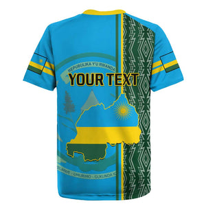 Personalised 1 July Independence Day Rwanda Rugby Jersey African Imigongo Happy 61st Anniversary