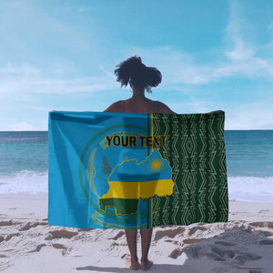 Personalised 1 July Independence Day Rwanda Sarong African Imigongo Happy 61st Anniversary