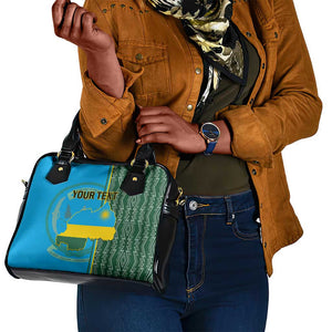 Personalised 1 July Independence Day Rwanda Shoulder Handbag African Imigongo Happy 61st Anniversary