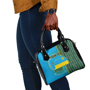 Personalised 1 July Independence Day Rwanda Shoulder Handbag African Imigongo Happy 61st Anniversary