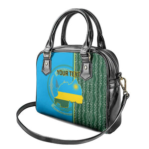 Personalised 1 July Independence Day Rwanda Shoulder Handbag African Imigongo Happy 61st Anniversary