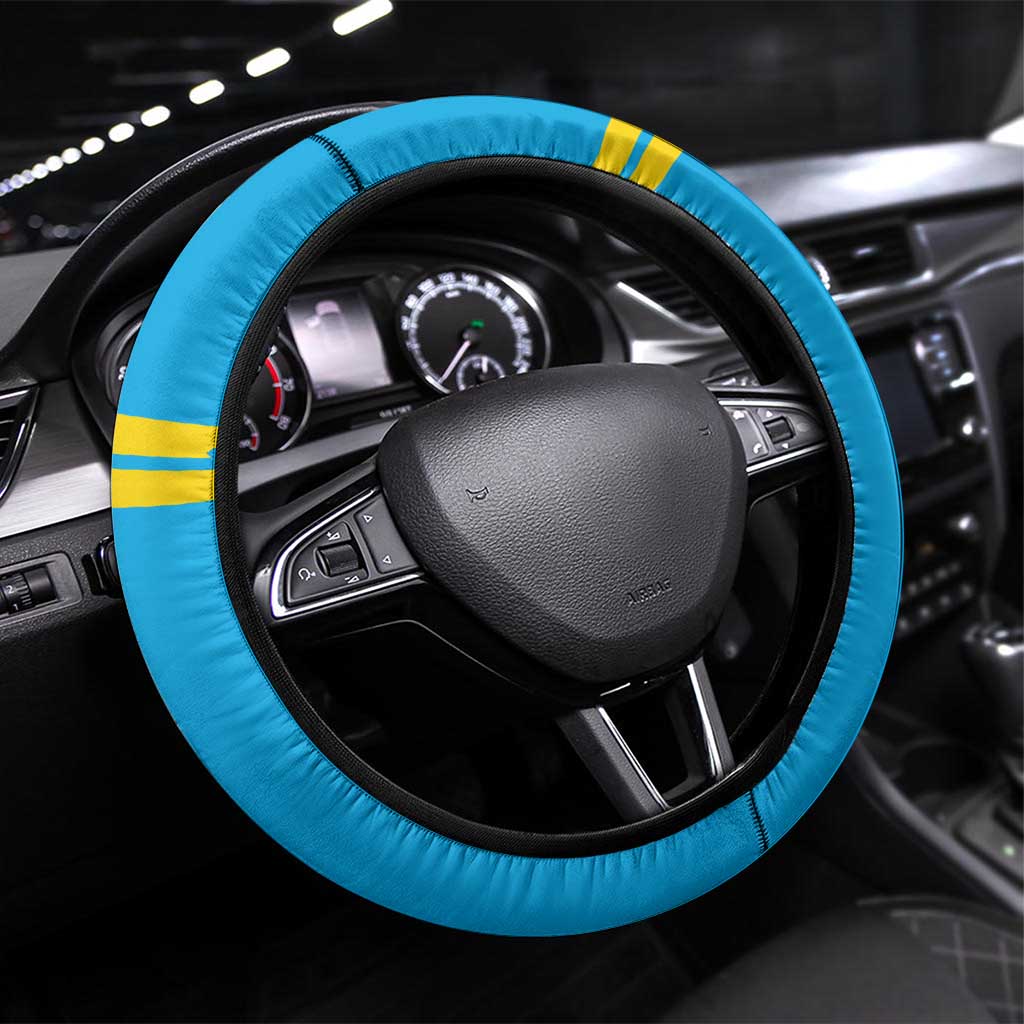 1 July Independence Day Rwanda Steering Wheel Cover African Imigongo Happy 61st Anniversary