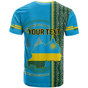 Personalised 1 July Independence Day Rwanda T shirt African Imigongo Happy 61st Anniversary