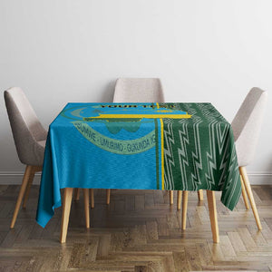 Personalised 1 July Independence Day Rwanda Tablecloth African Imigongo Happy 61st Anniversary