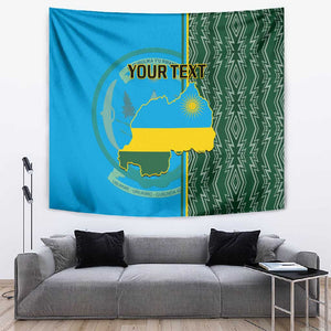 Personalised 1 July Independence Day Rwanda Tapestry African Imigongo Happy 61st Anniversary